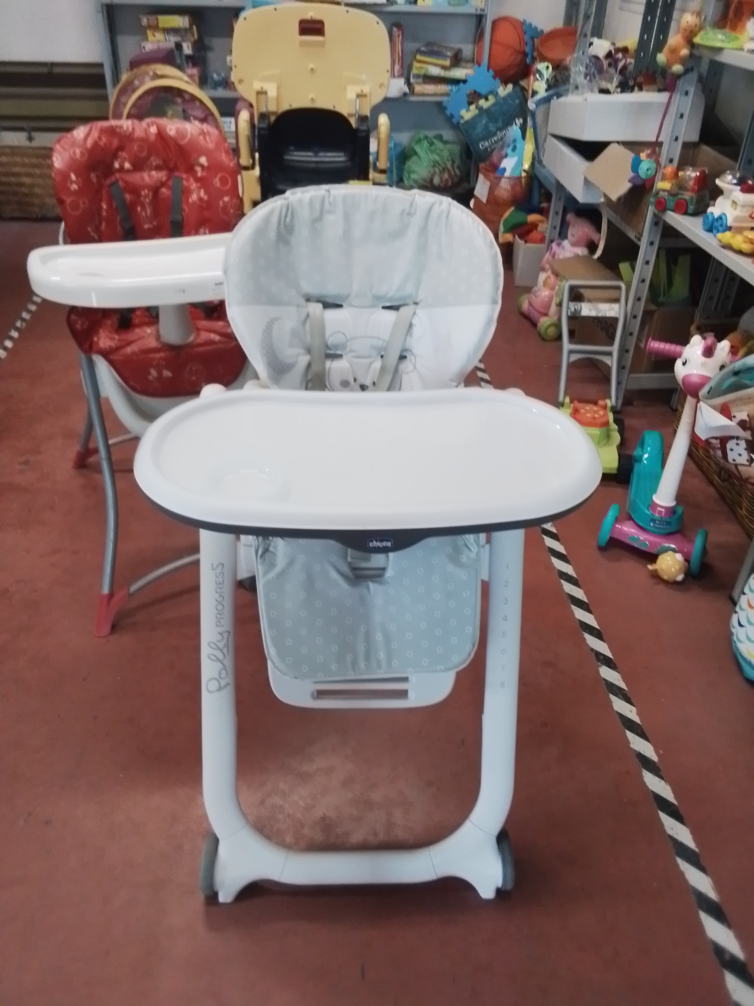 Tavolo svezzamento chicco rolly progress