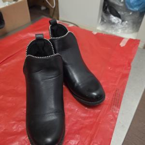 Scarpe nere perline n.38